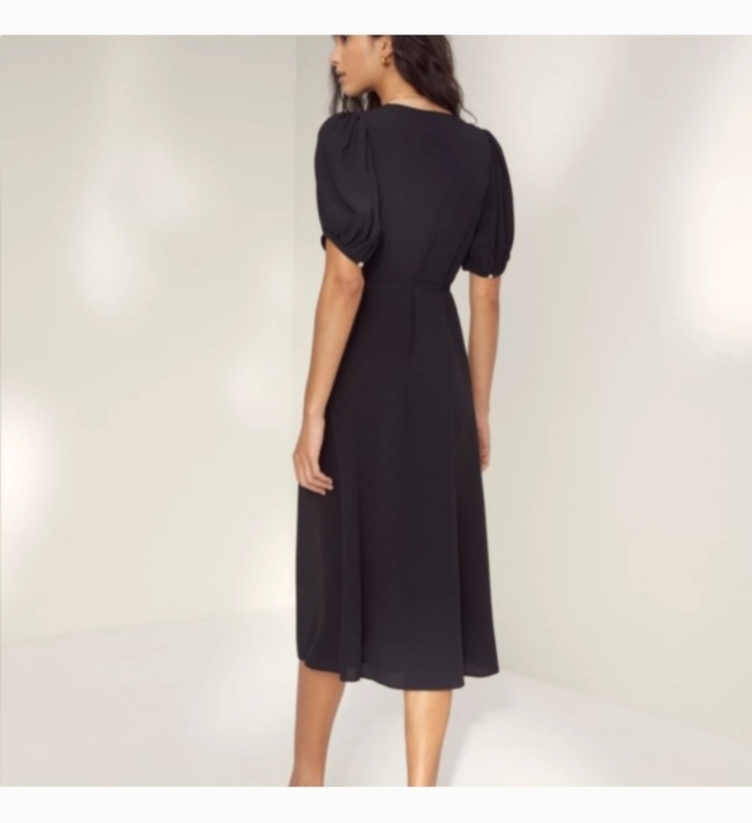 Aritzia Wilfred Free Black Midi Dress - Libretto - photo 4