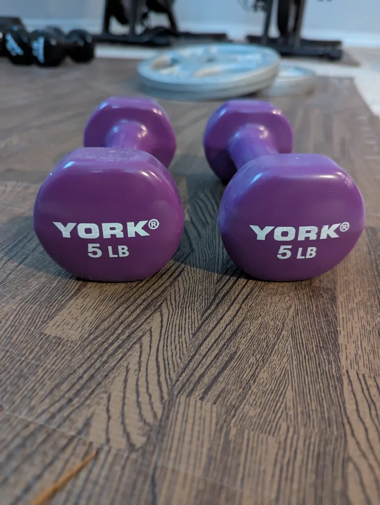 Pair of York 5lb Dumbbells thumbnail