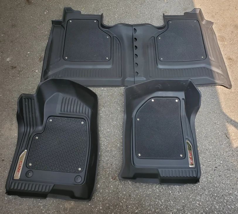 Genuine GMC Sierra 2019-24 Black Front & Rear Factory Floor Matt image indicator(2)