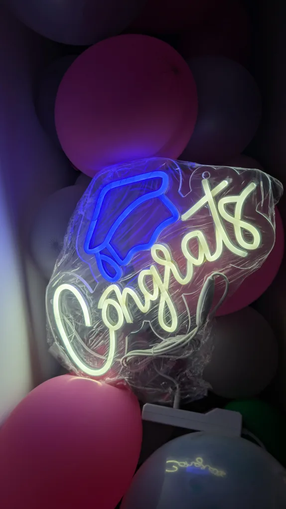 Neon Graduation Sign thumbnail