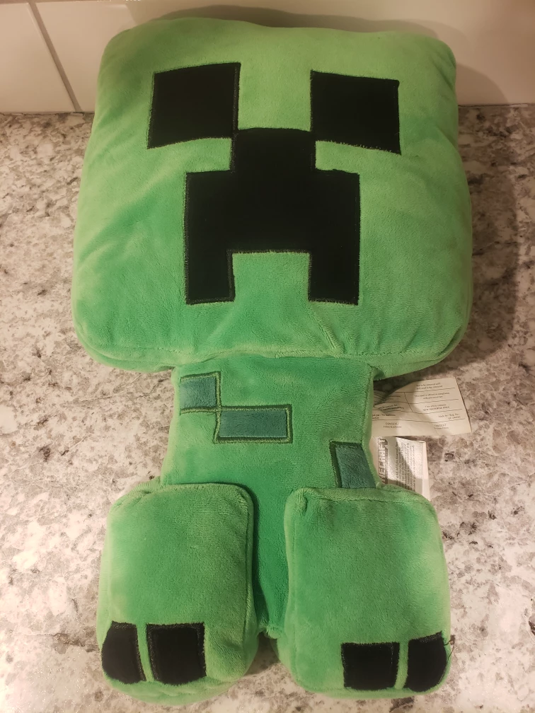 Minecraft Creeper Plush Pillow