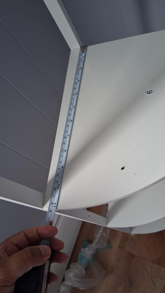 White Corner Shelf - photo 3