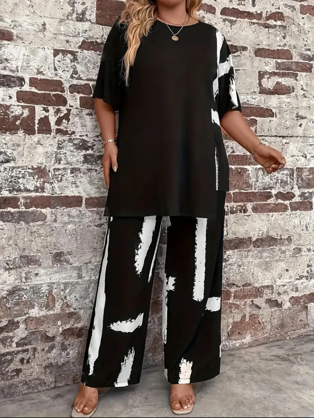 Black & White Two-Piece Set thumbnail