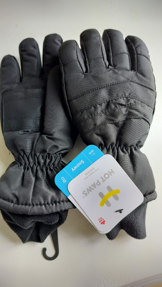 Black Winter Gloves