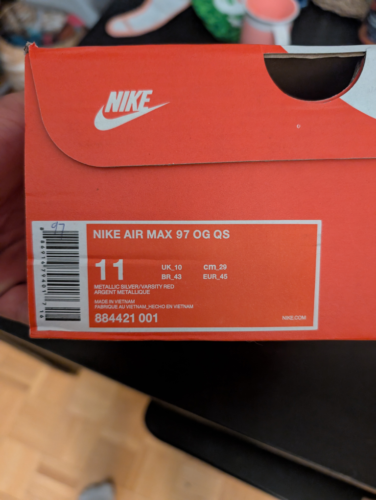 Air Max 97 silver bullet size 11 (brand new) - photo 2