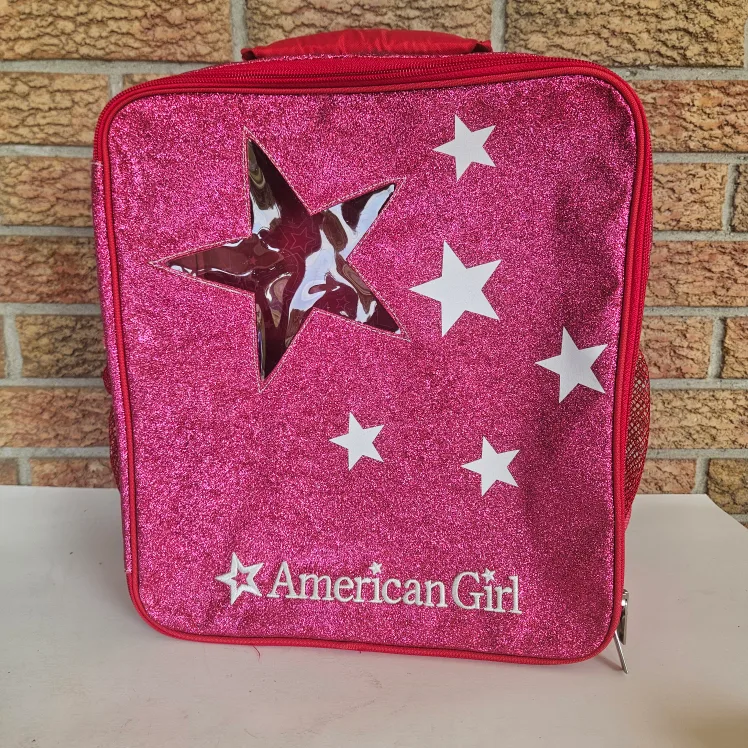 14" American Girl  Pink Star Carrier Backpack thumbnail