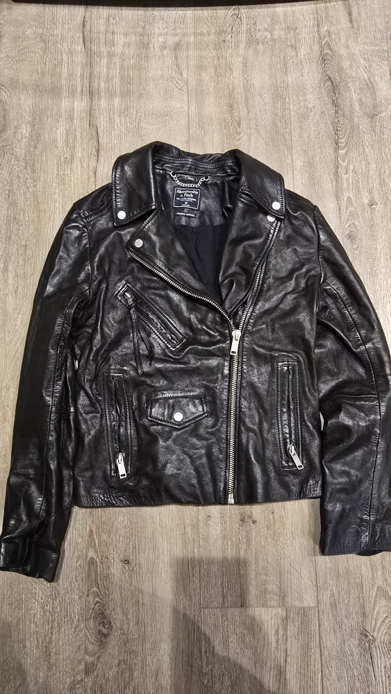 Abercrombie & Fitch Black Leather Jacket - photo 3