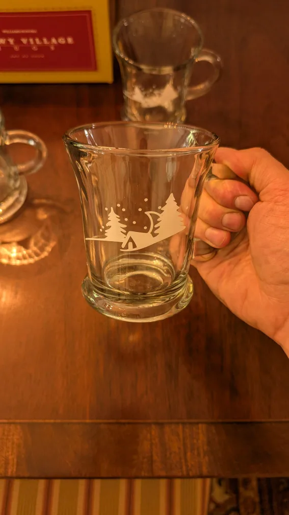 Williams Sonoma Snowy Village Mugs - Set of 4 image indicator(2)