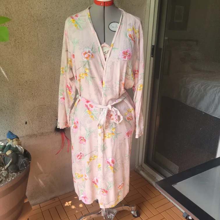 Change Floral print robe XL thumbnail