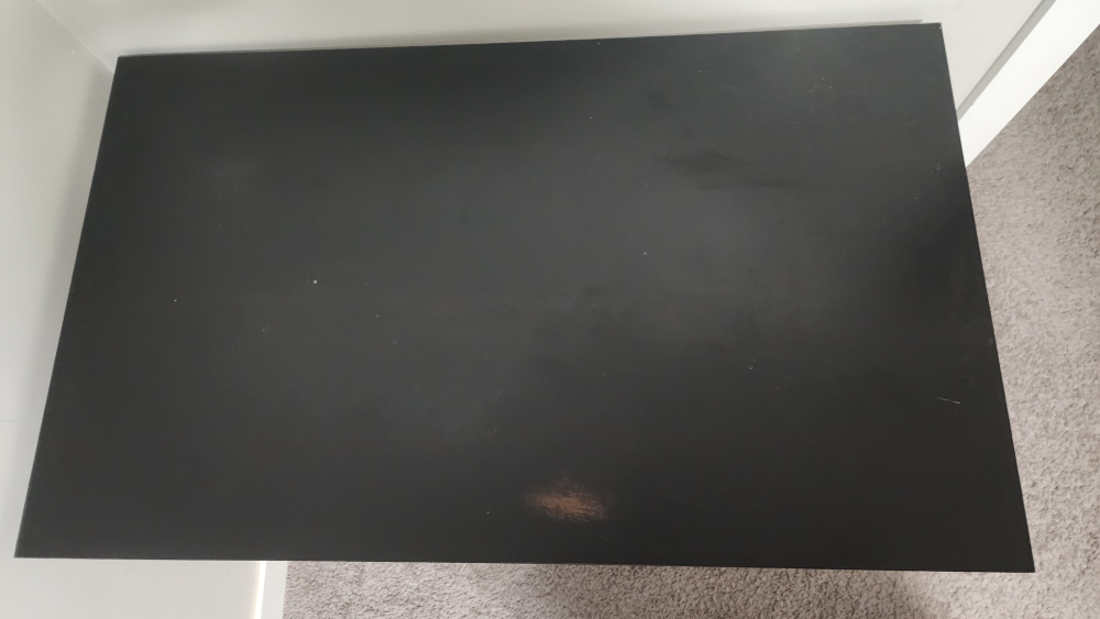 Black Desk with Silver Legs - photo 2