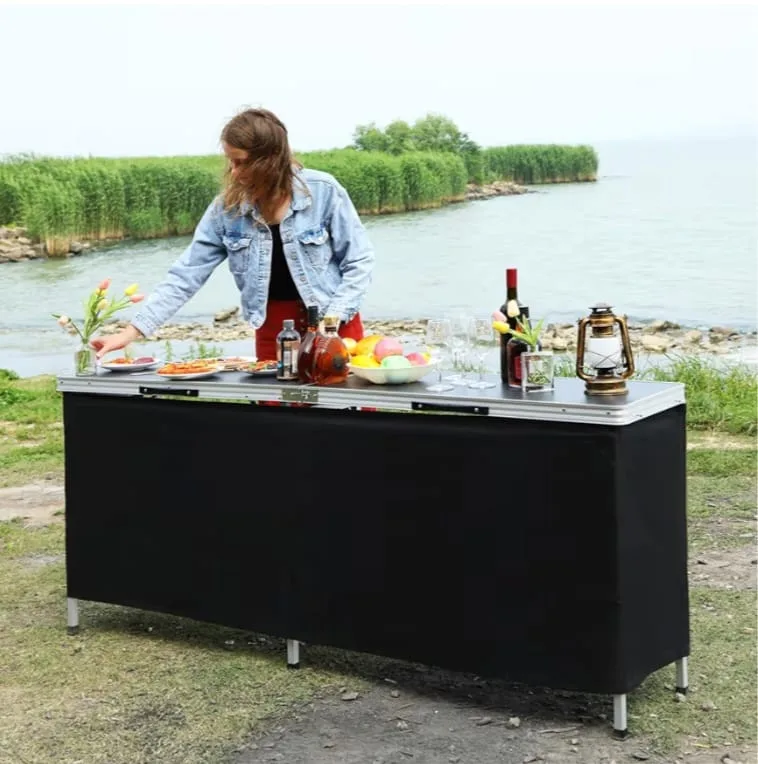Portable Pop-Up Folding Bar Table thumbnail
