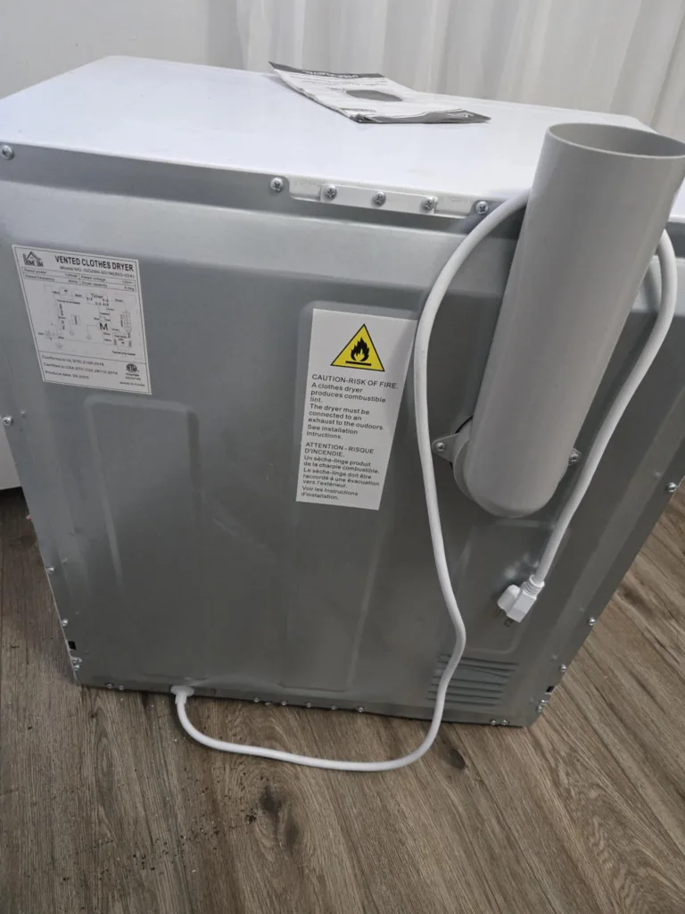 portable HOMCOM Compact Clothes Dryer - White🥕 image indicator(7)