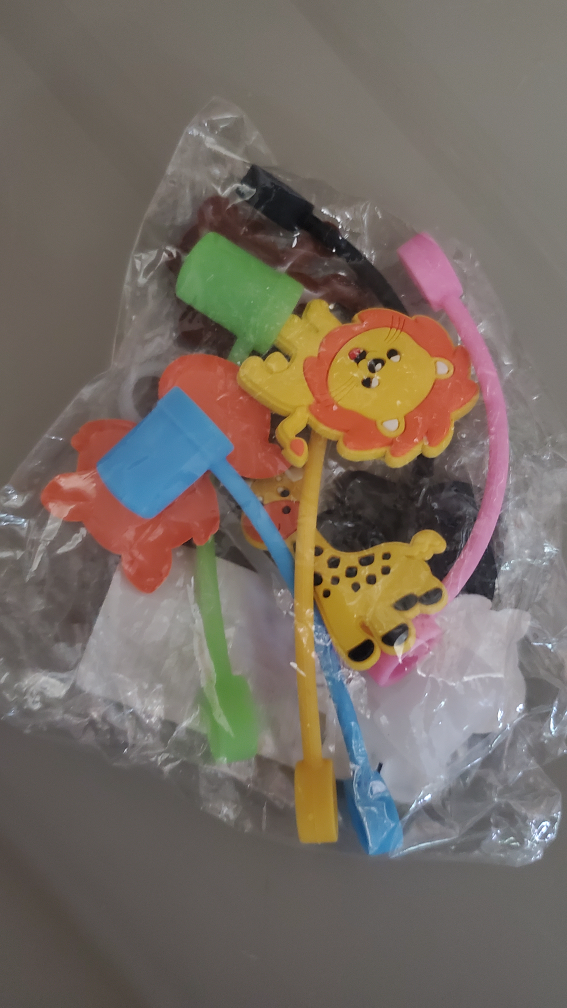 Animal Silicone Straw Toppers - photo 3