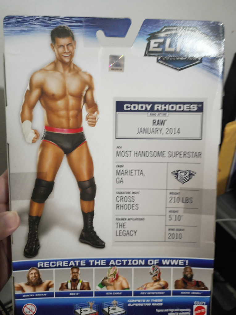 Cody Rhodes elite figure - photo 2