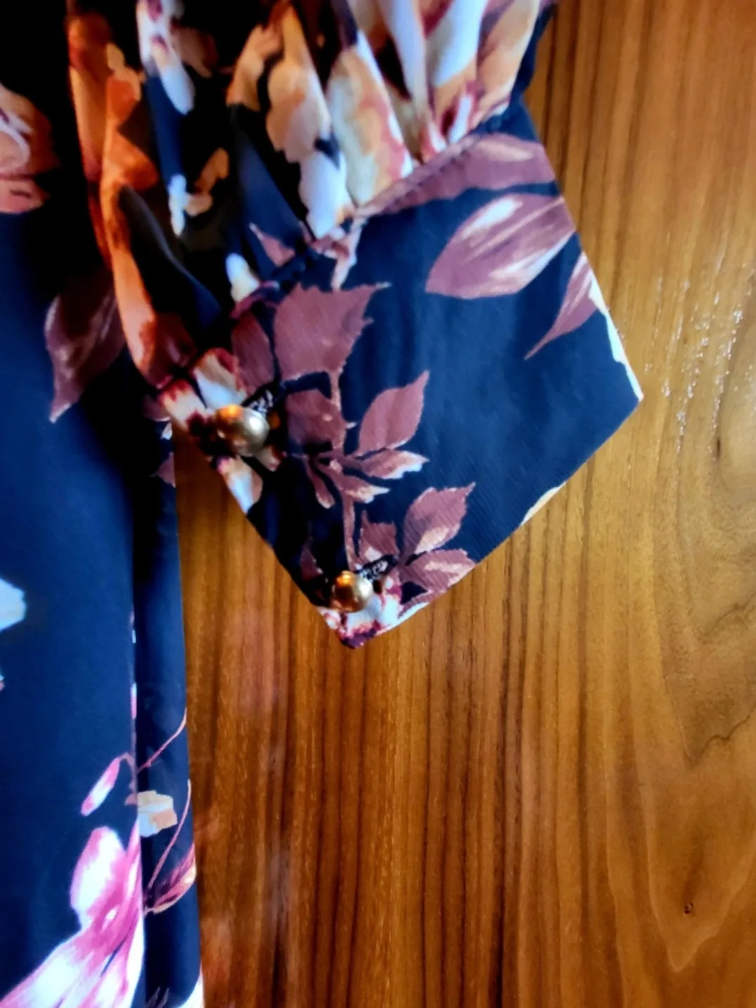 ❣️ Like New Elegant Long Maxi Dress Black Floral Print - Small image indicator(9)