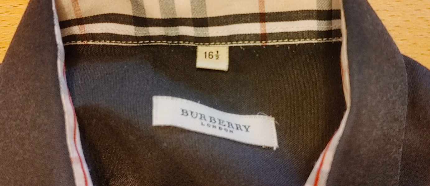 Burberry Black Button-Up Shirt image indicator(3)