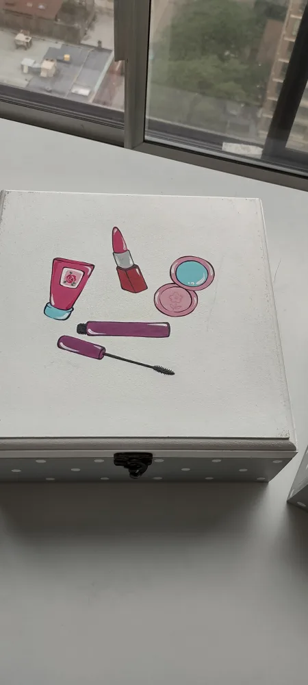 Two Decorative Storage Wooden Boxes image indicator(3)