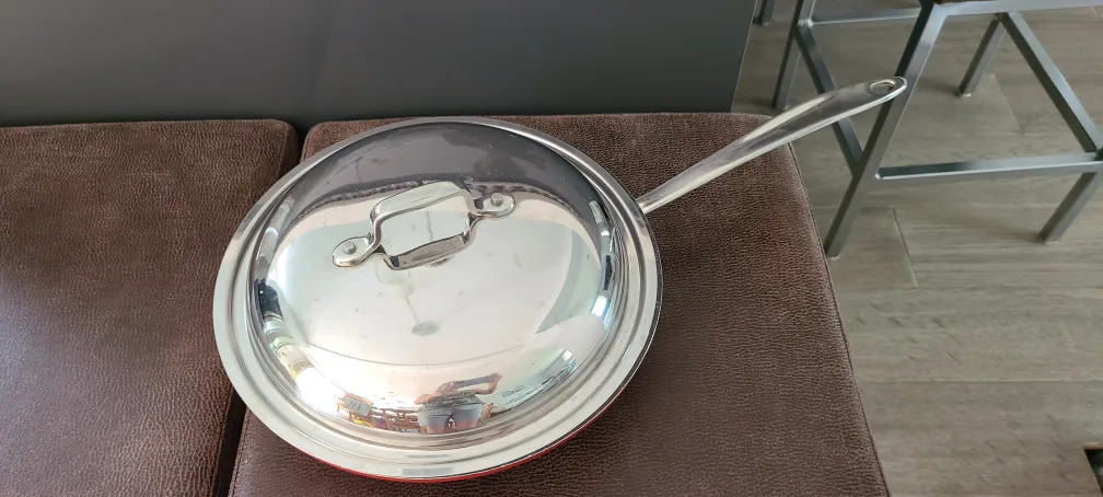 Lagostina Red Frying Pan🥕 image indicator(2)