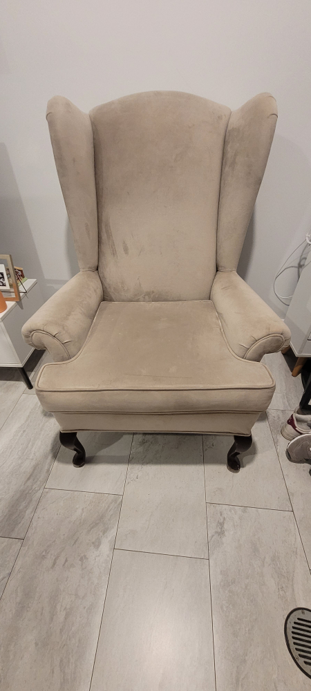 Wingback Armchair - Beige
