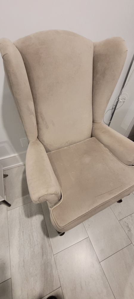 Wingback Armchair - Beige - photo 2