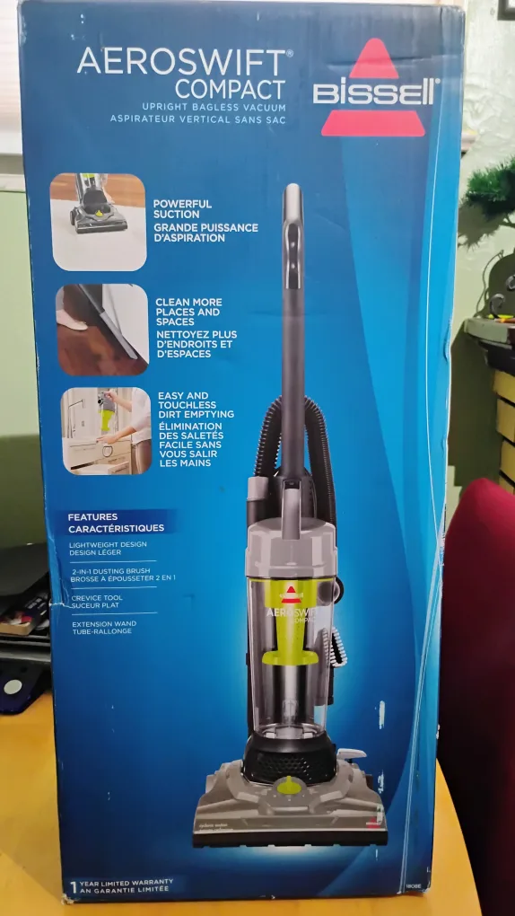 🍁Bissell AeroSwift Compact Bagless Vacuum - Like New! thumbnail