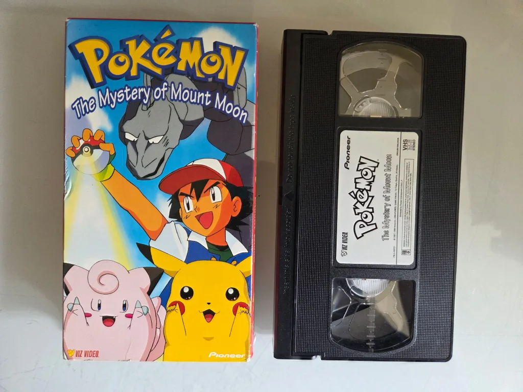 Pokémon The Mystery of Mount Moon VHS Tape thumbnail