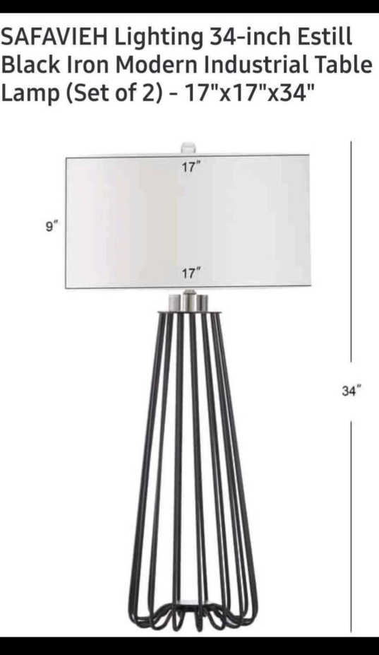 SAFAVIEN Table Lamps Set of 2 - photo 3