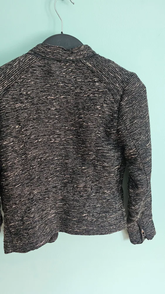 H&M Black and White Tweed Jacket image indicator(2)