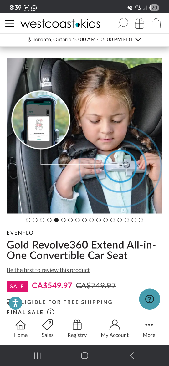 BNIB Evenflo Revolve360 Extend All-in-One Convertible Car Seat - photo 2