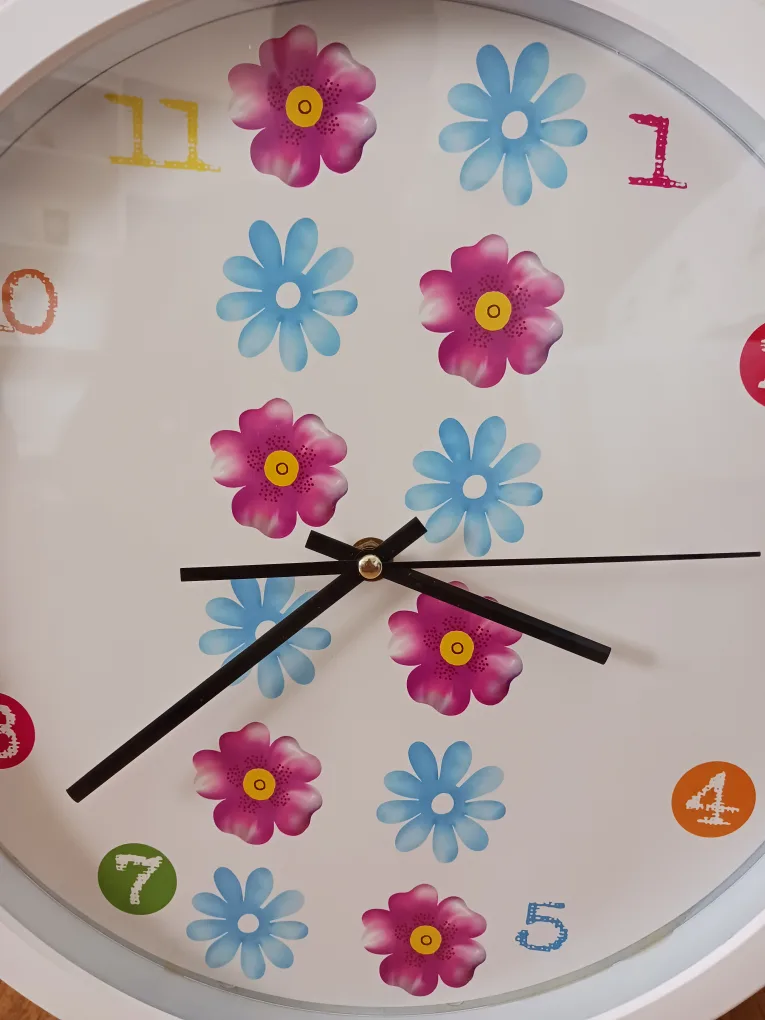 Floral Wall Clock image indicator(3)