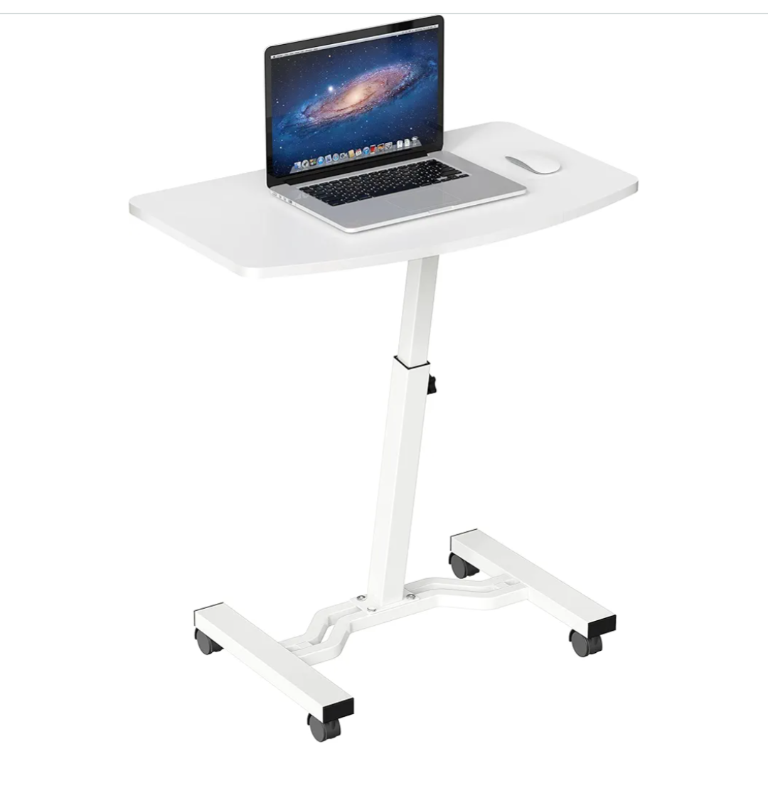 White Mobile Laptop Desk - photo 2