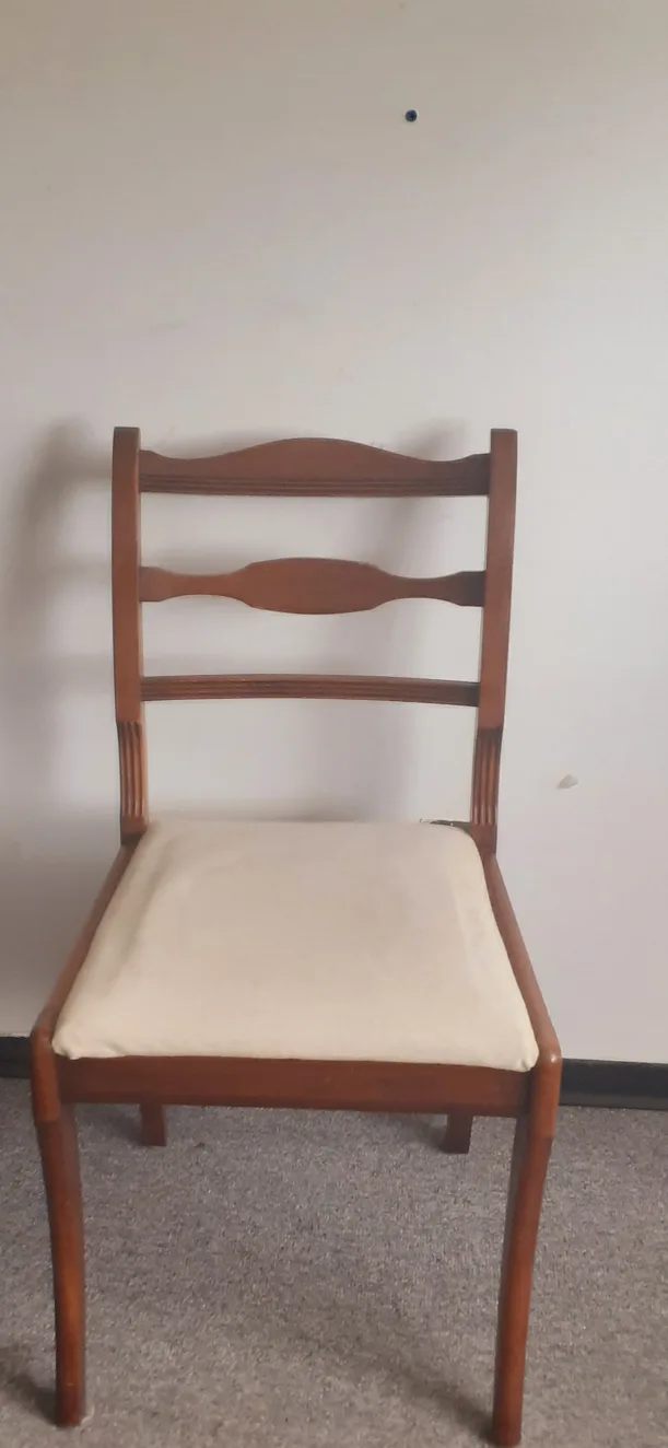 Wooden Chair with Padded Seat thumbnail