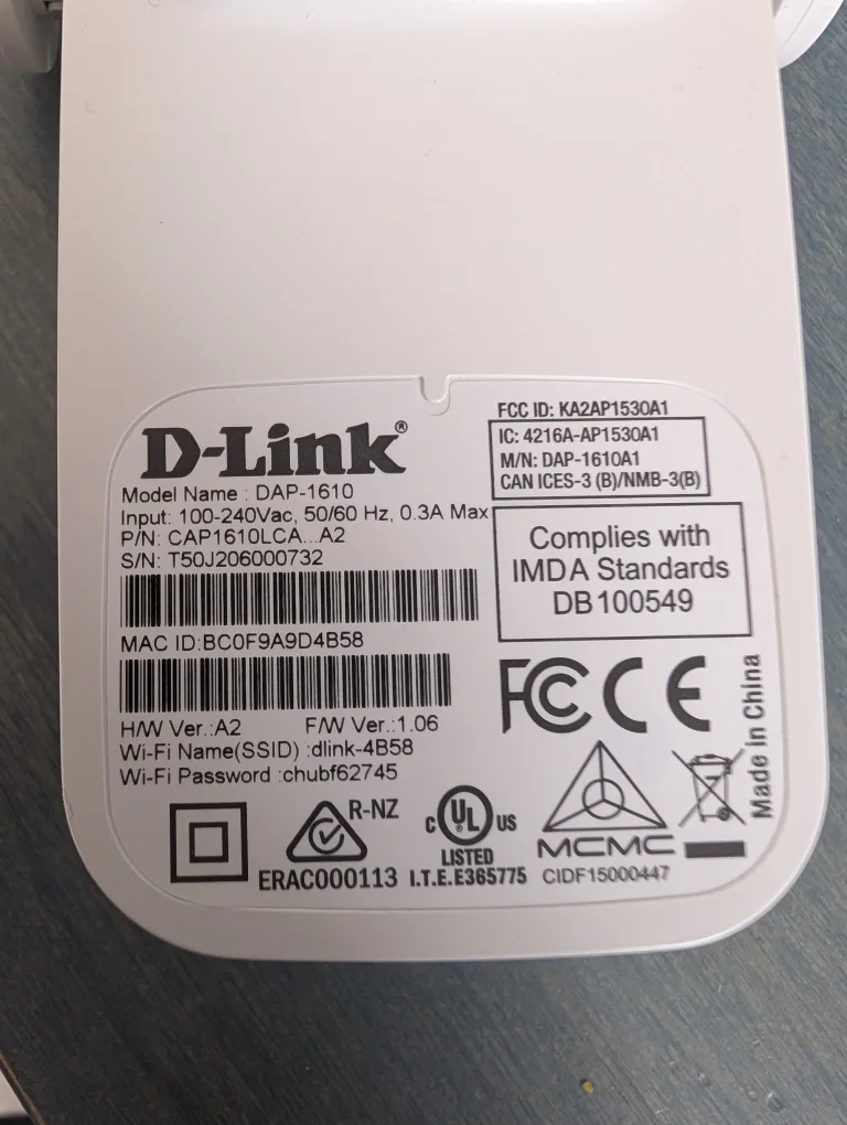 D-Link AC1200 Mesh Wi-Fi Range Extender (DAP 1610) image indicator(5)