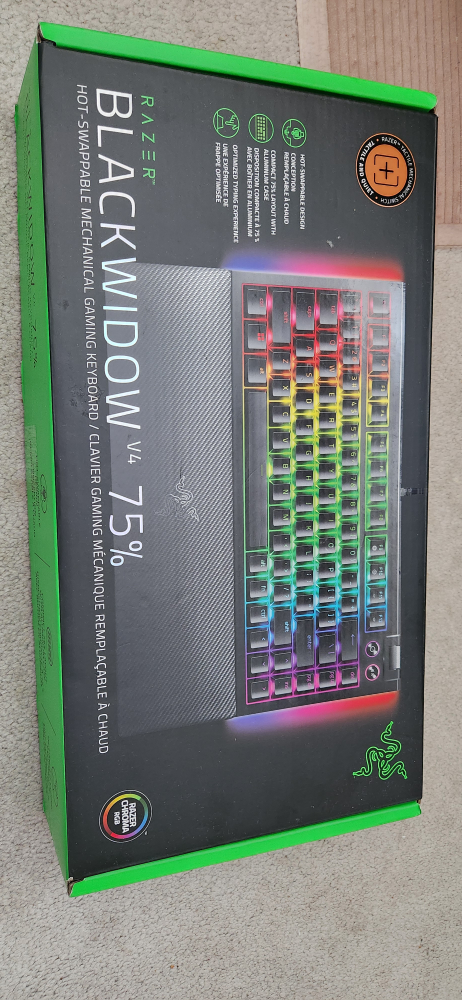 Razer BlackWidow V4 75% Mechanical Gaming Keyboard