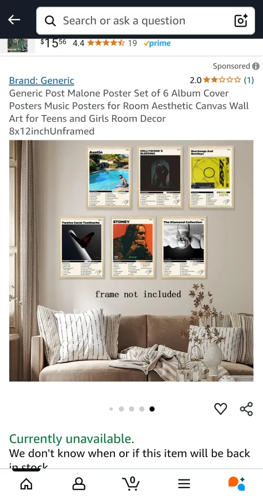 Post Malone Album Canvas Posters image indicator(7)