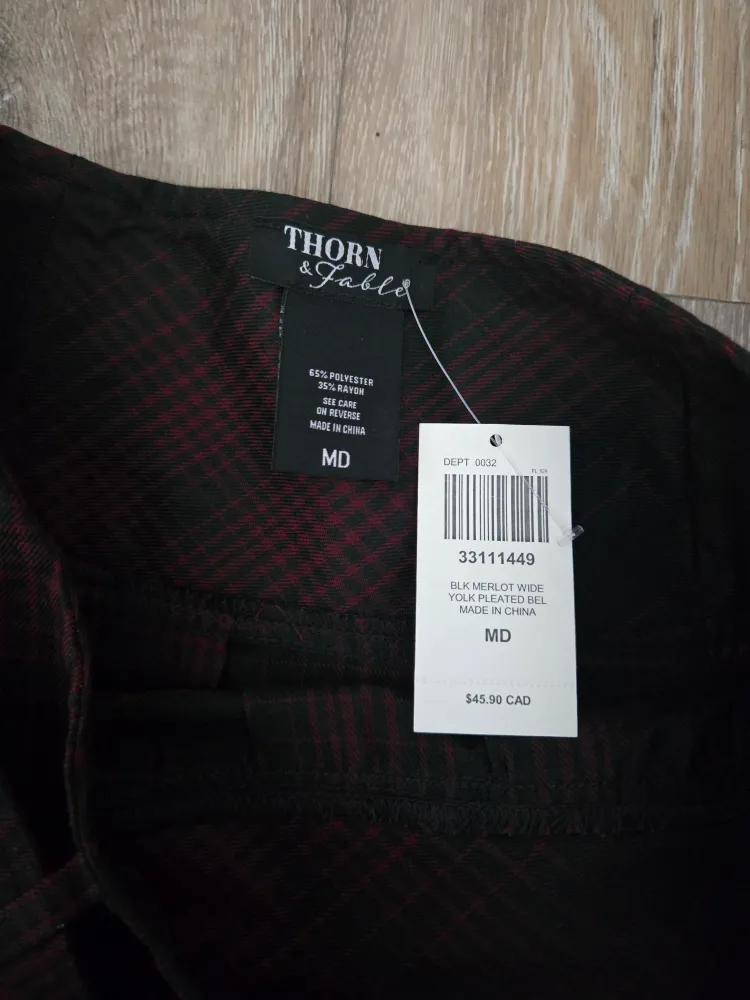 Plaid pleated mini skirt image indicator(3)