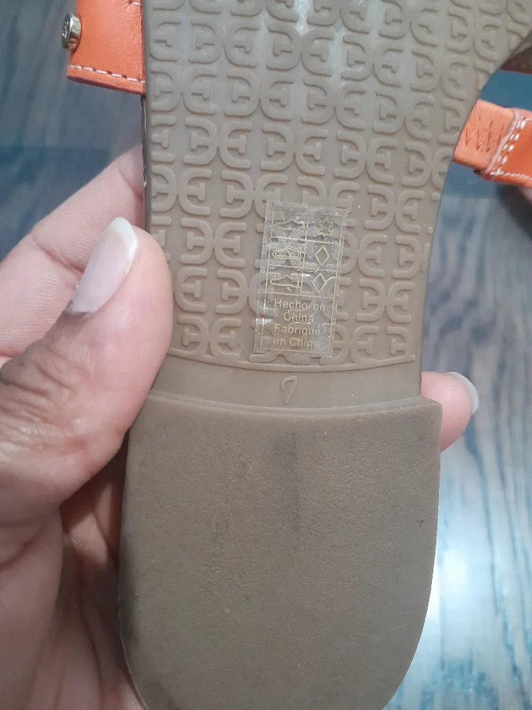 Sam Edelman Orange Slide Slippers. image indicator(2)