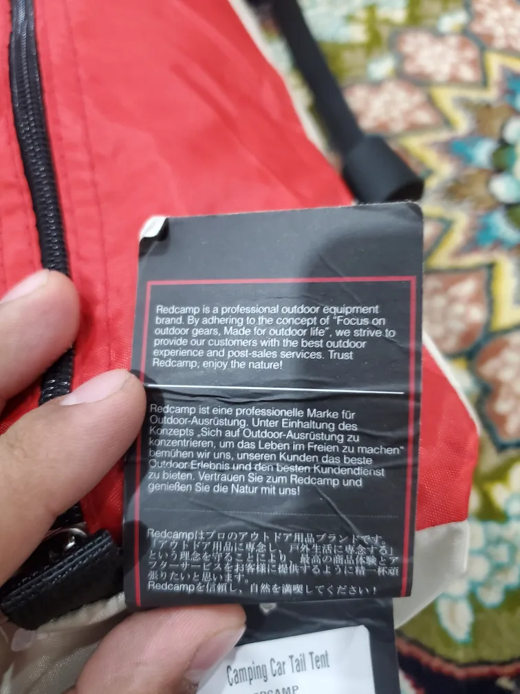 Redcamp Camping Tail Tent image indicator(5)