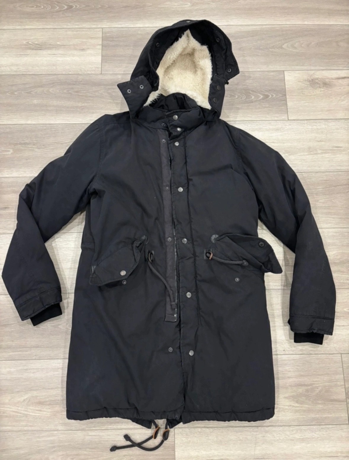 ASOS Black Winter Parka - Size XS