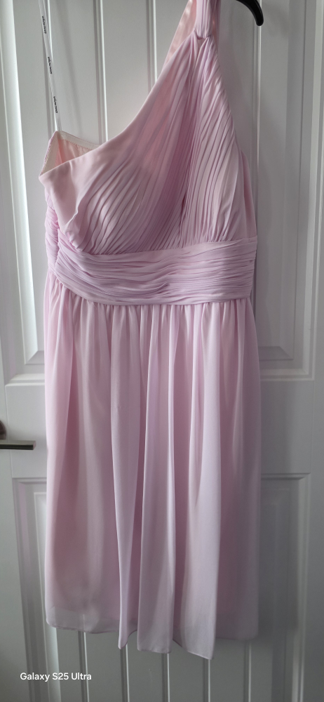 Donna Morgan Pink One-Shoulder Dress - photo 3