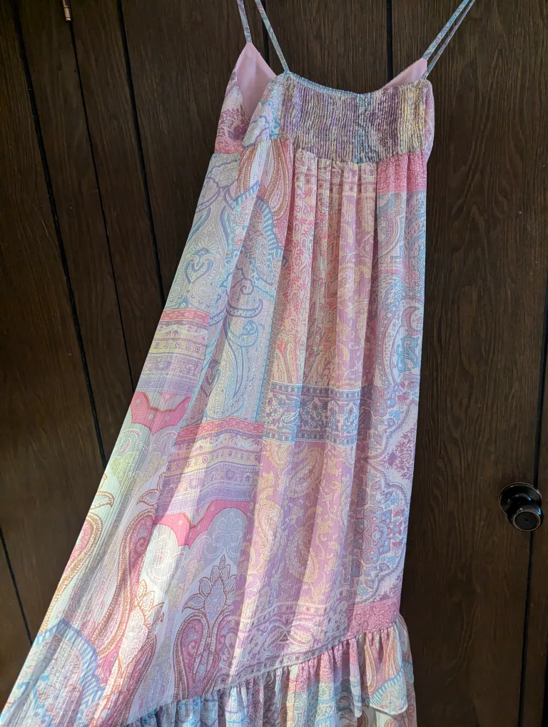 Zara Paisley Print Maxi Dress - Size M image indicator(8)
