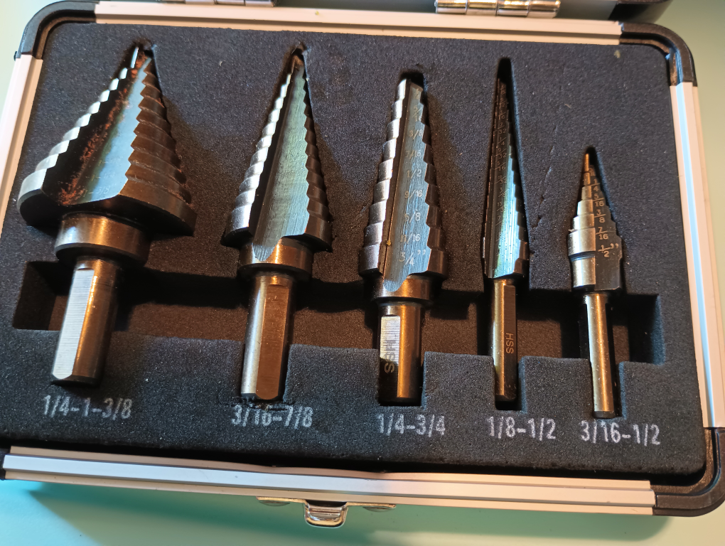 Step Drill Bit Set