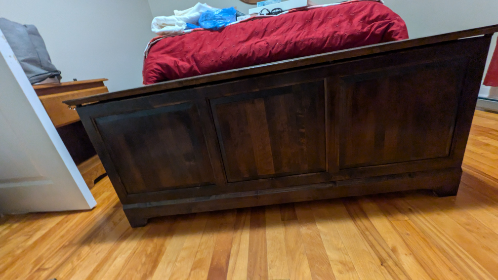 Dark Wood Storage Chest - photo 5