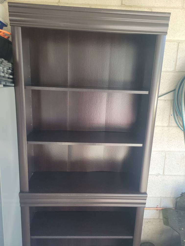 Dark Brown Wooden Bookcase - photo 3