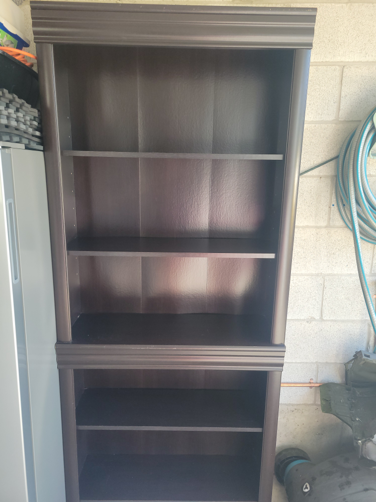 Dark Brown Wooden Bookcase - photo 4