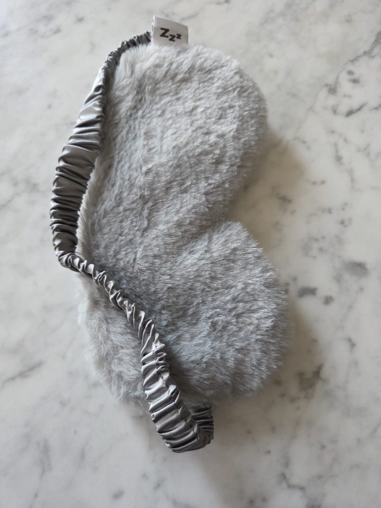 Grey Sleep Mask with Pouch - photo 2