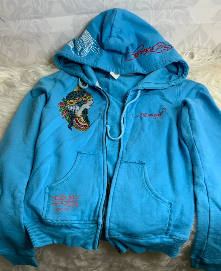 Ed hardy women’s hoodie thumbnail