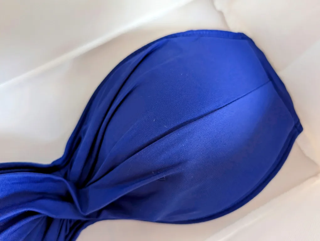 Navy Royal Blue Bandeau Bikini Top 💙 image indicator(2)