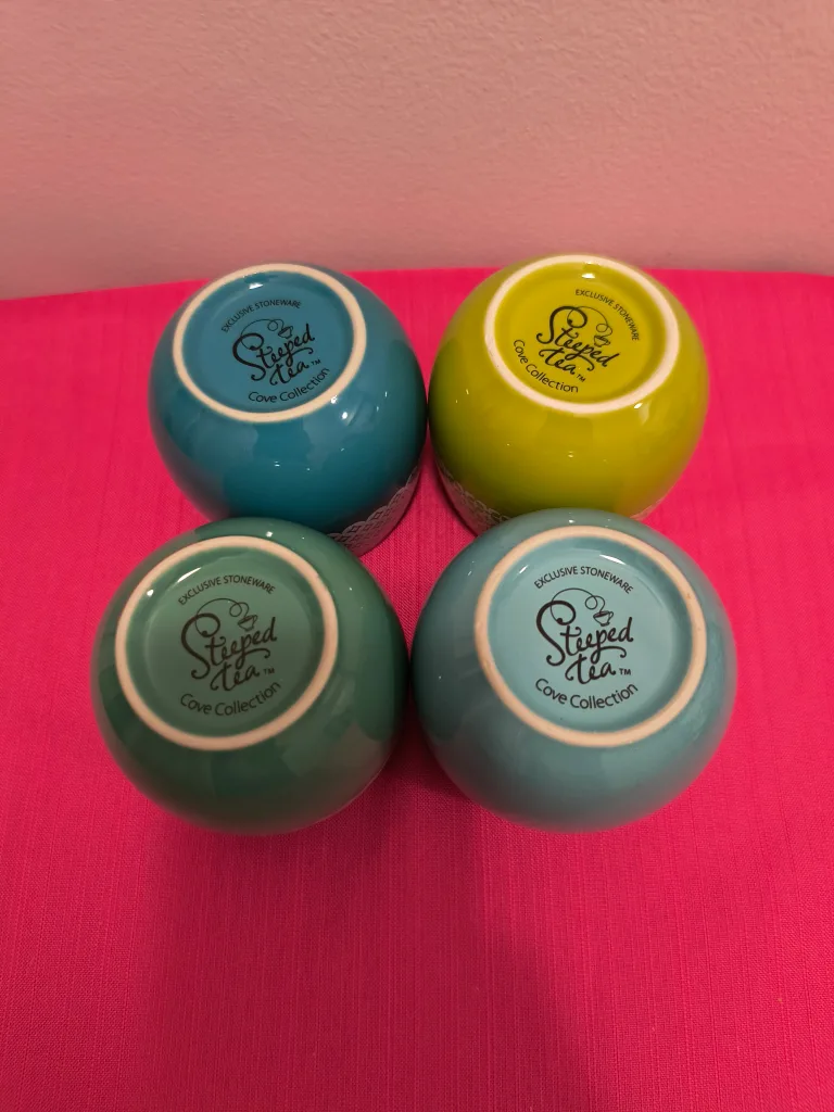 Steeped Tea Cove Collection Cups Set of 4 image indicator(2)