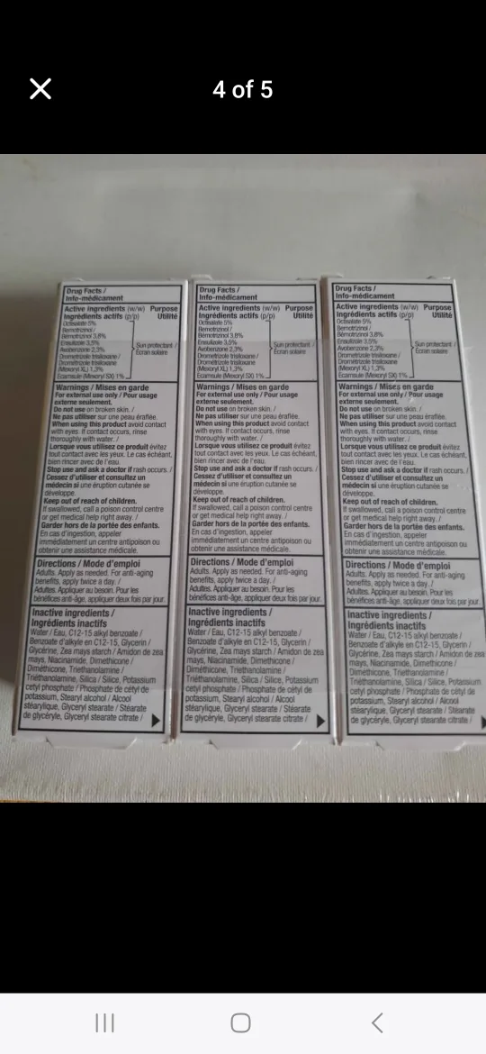 3 X La Roche Posay  Anthelios Age Correct SPF50 & Daily Cream image indicator(4)